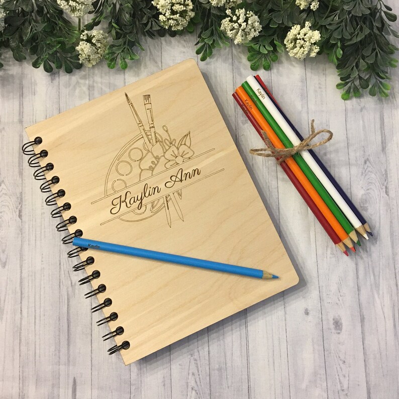 Artist Sketchbook, Sketchbook and Colored Pencil Set, Notebook, Sketch