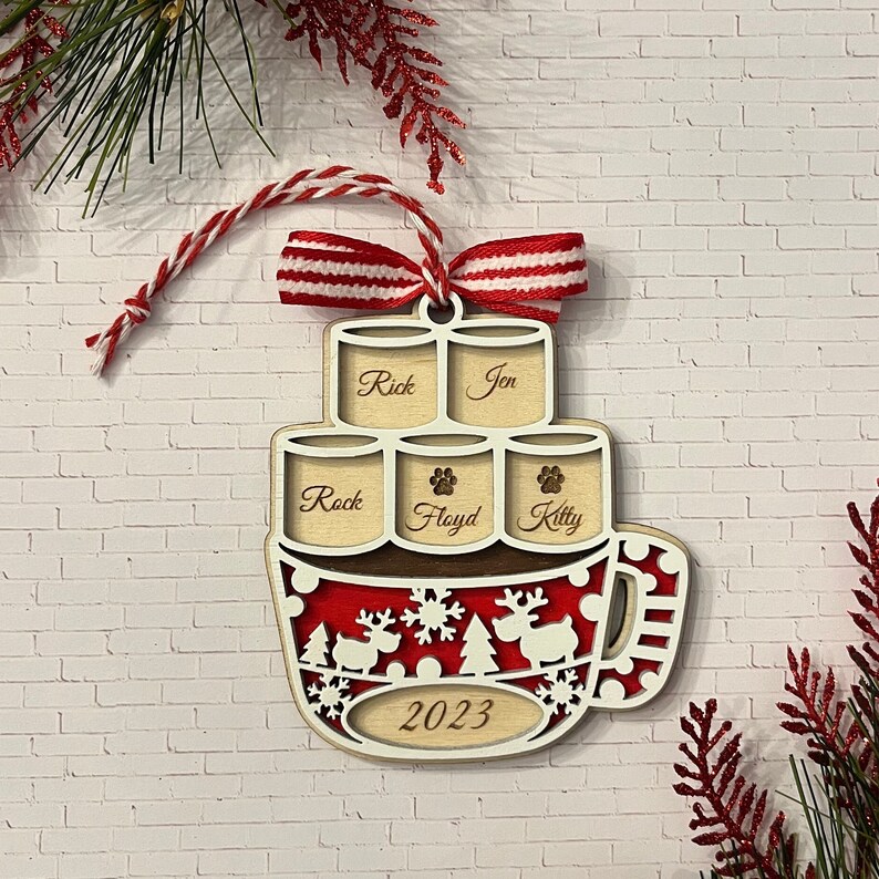 Marshmallow Mug Ornament - Thumbnail 2