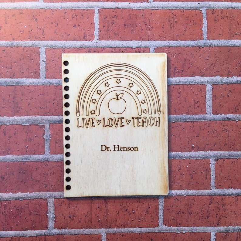 Teacher Sketchbook Teacher Gift Teacher Notebook Teacher Etsy