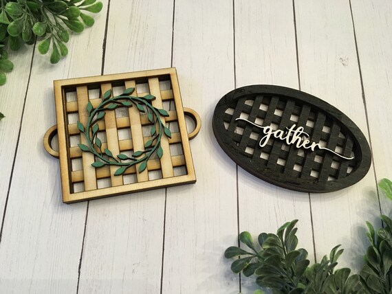 tobacco tray decor Tobacco Basket, Mini Basket, Tiered Tray Decor, Farmhouse Basket, Farmhouse  Decor, Gather Sign, Mini Wood Sign, Oval Basket, Square Basket