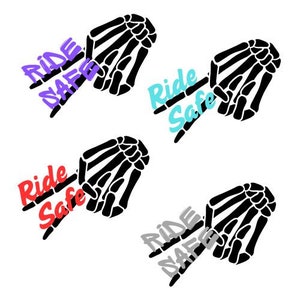 Ride Safe Vinyl Decals