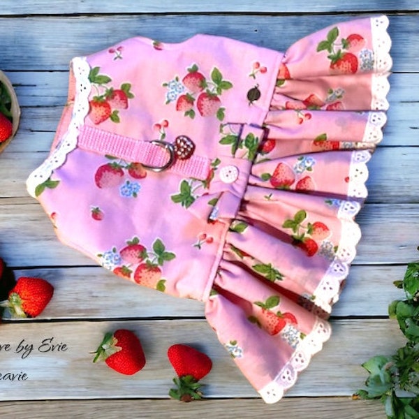 Designer Yorkie Dog Harness Etsy