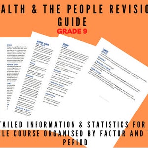 GCSE History: Health and the People/Medicine Revision Guide