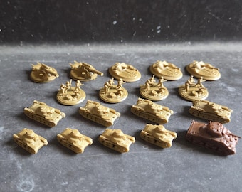 Mini tanques detallados de la Segunda Guerra Mundial a escala 1:250 - Lone Sherman Pacific pack