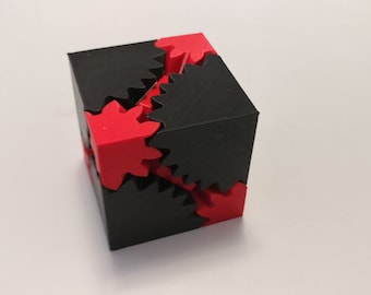 Cube Zahnrad zweifarbiges Zappelspielzeug