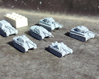 1:35スケール第二次世界大戦ドイツタイガーI戦車モデル、手作り静的