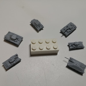 Detailed mini German WW2 tanks 1:250 scale - Early years Pack