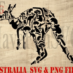 Australia SVG PNG Vector Digital Download Files Shirt Design Cricut Mug Press Clipart Cutting Machine Tote Bag Print Lasercut Love Home