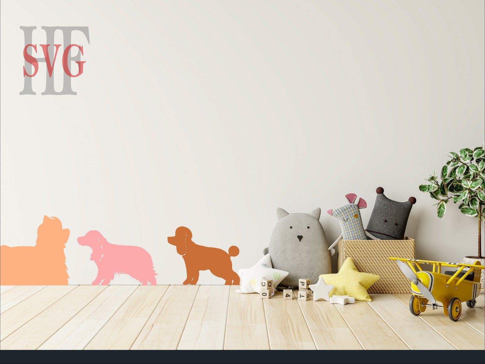 Dog SVG PNG Files 40 Silhouettes Files Instant Download Dogs Pet Pets