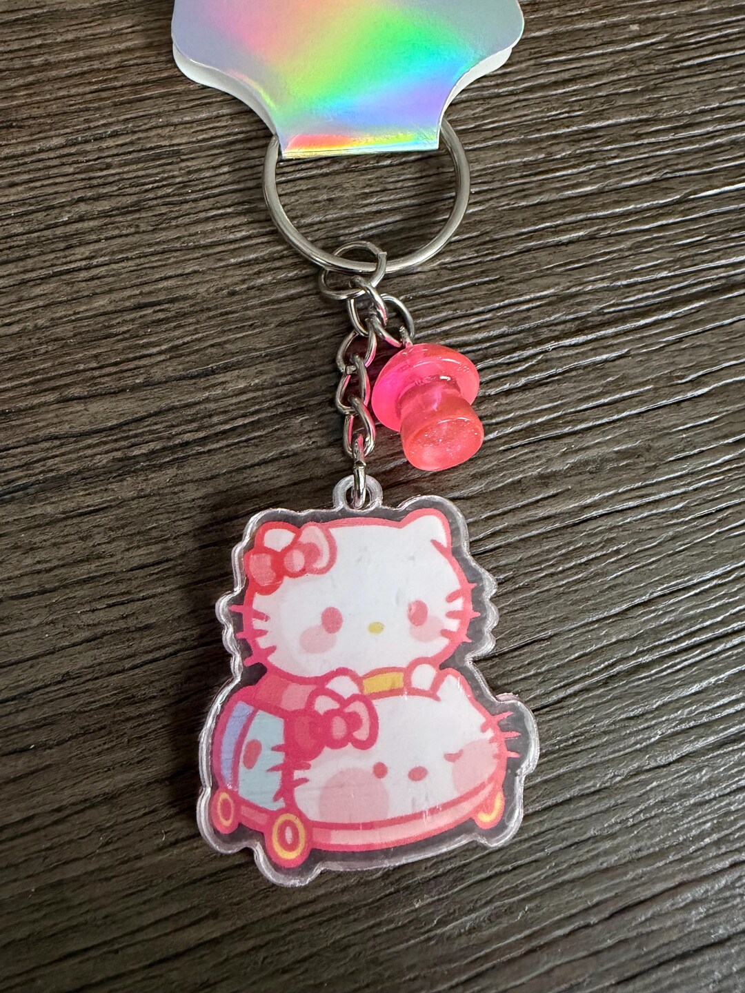 Hello Kitty Keychain - Etsy