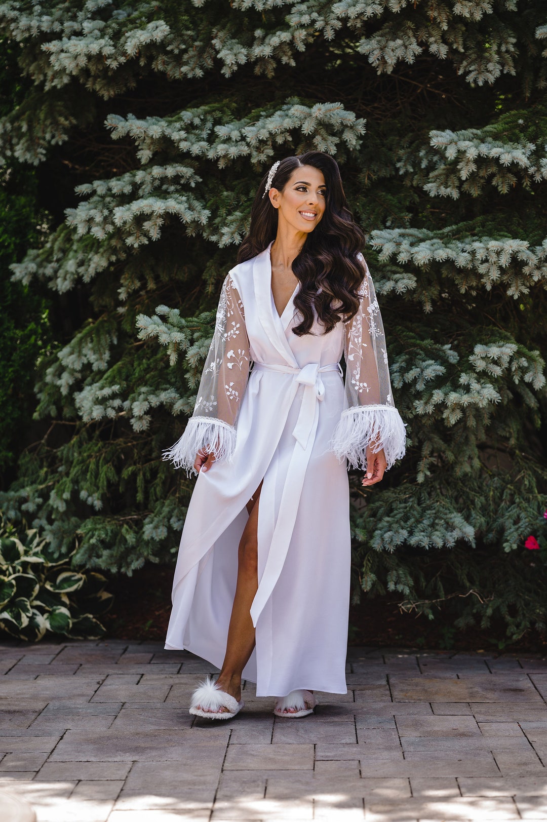 Made-to-order Bridal Robe, Pricing Varies - Etsy