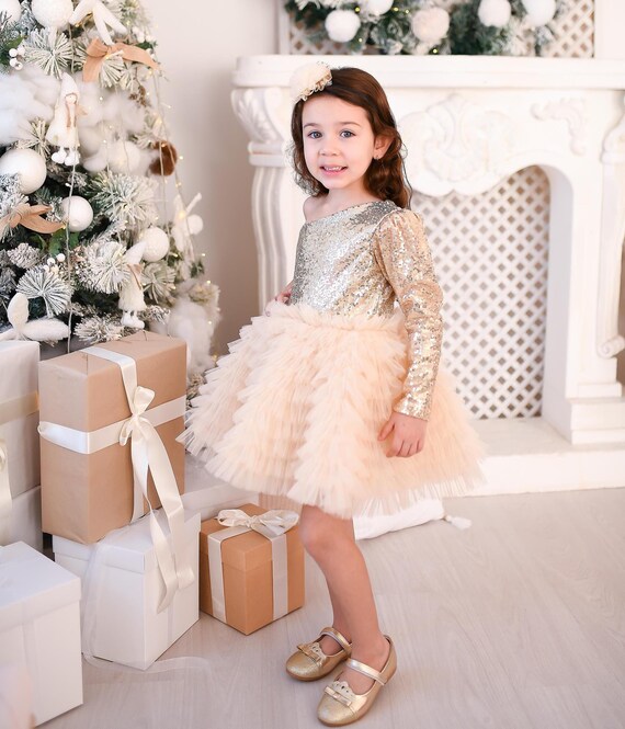 white christmas dresses Gold Sequin Disc Bomber Jacket: Women's Christmas Outfits
