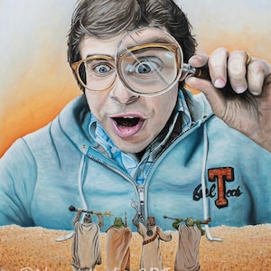 Honing I Shrunk the Kids Rick Moranis Star Wars Sandpeople Tusken raiders olieverf fanart print