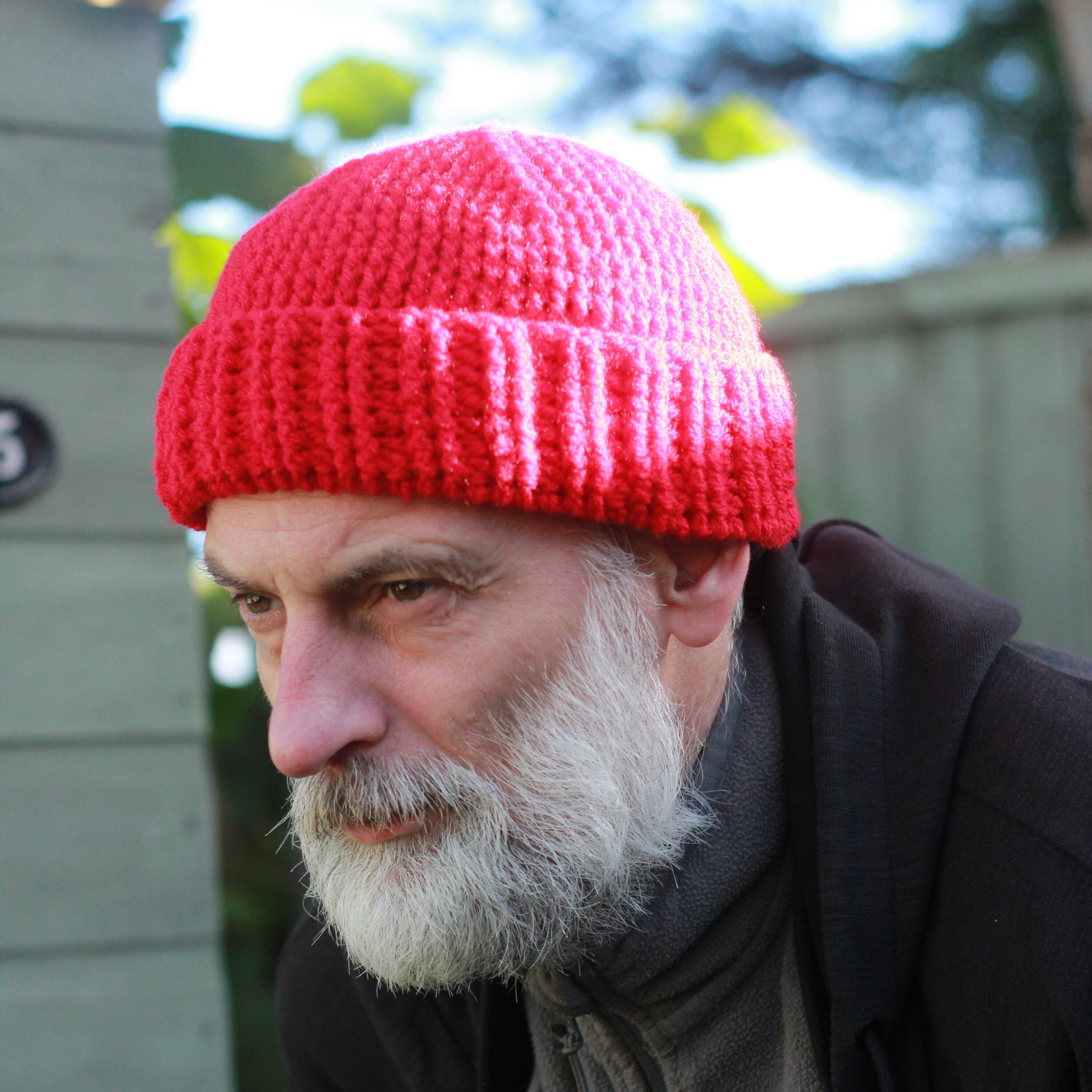 帽子 TENDERLOIN CROCHET NAVY blue-brim-granny-stripe-hat.jpg