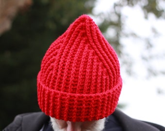 CROCHET PATTERN, Watchers Watchman Hat Pattern - Sizes 5 Yrs - X Large Adult, Men's Beanie, Fisherman Winter Hat, Grandpa Core.