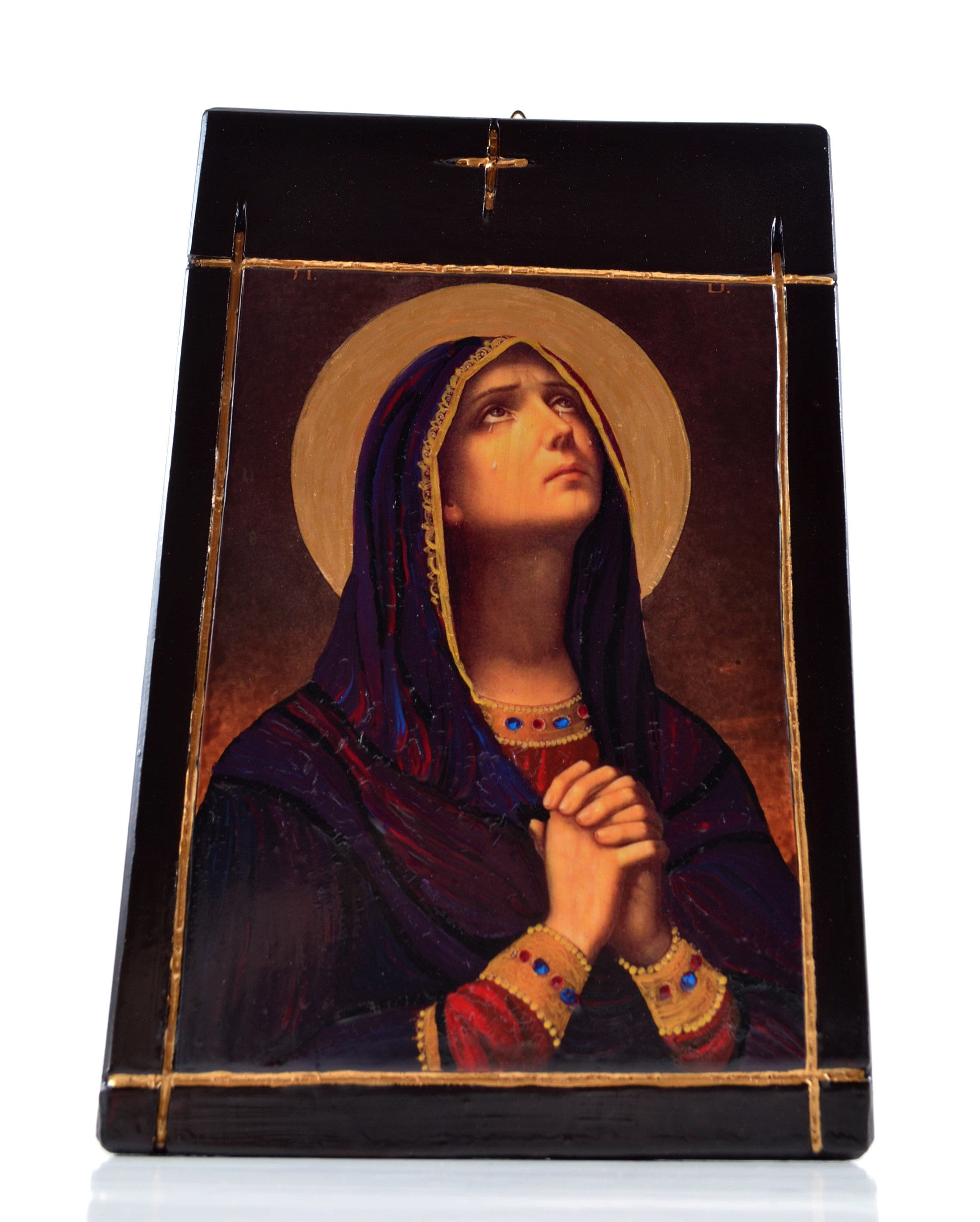 Handmade St. Mary Icon, Blessed Virgin Mary, Religious Art - Etsy