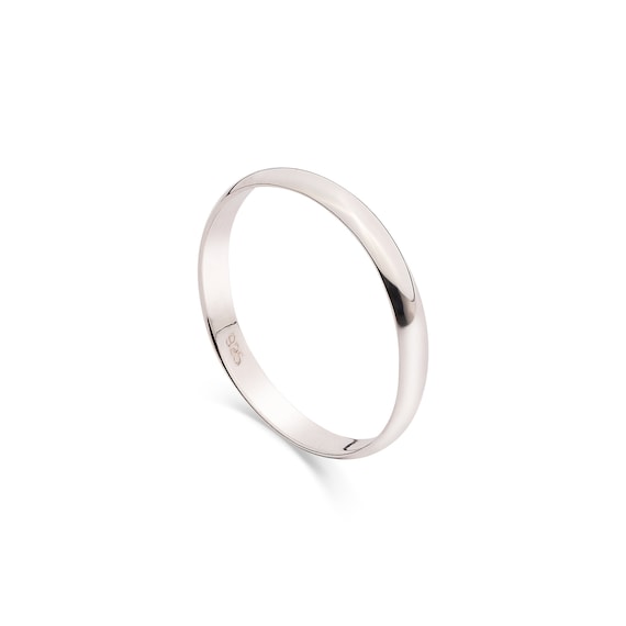 Sterling Silver Ring 6mm Band In Sizes G,H,I,J,K,L,M,N,O,P,Q,R,S,T,U,V,W,X,Y,Z