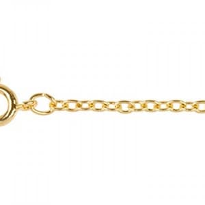 Solid Gold 0.5mm Diamond Cut Curb Chain 9 Carat