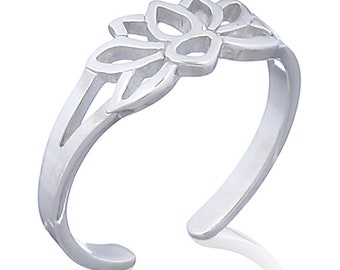 Flower Toe Ring | Etsy