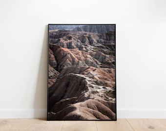Wall Art of Badlands National Park in South Dakota | Large Photo Print
