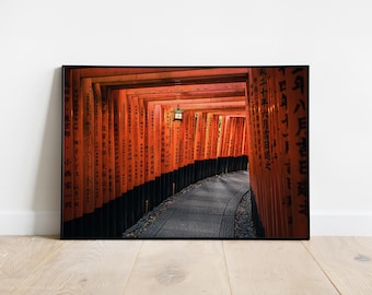 Wall Art of Fushimi Inari Shrine in Kyoto, Japan | Large Photo Print