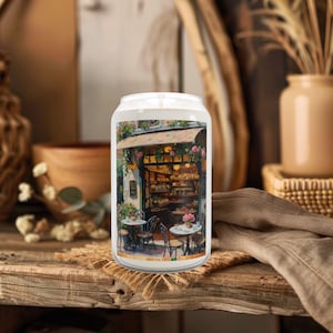 Paris Café Candle – Französisches Bistro inspirierte Glaskerze für Küche & Heim