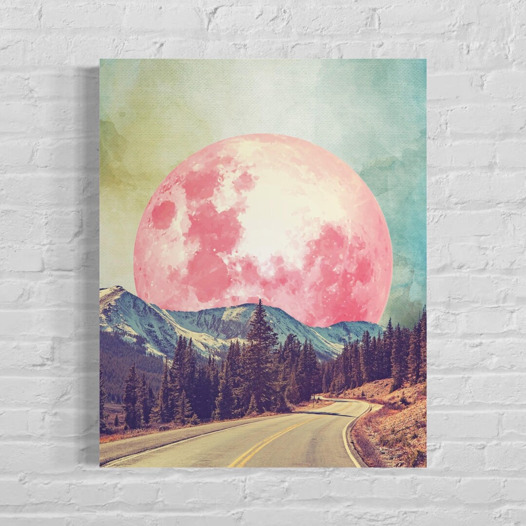 Surreal Art Print, Trippy Wall Art, Collage Prints, Psychedelic ...