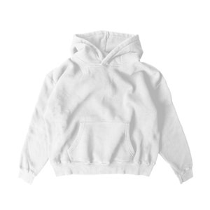 Cozy and Comfortable Blank Heavyweight Boxy Hoodie (available in Black, Blue and White)