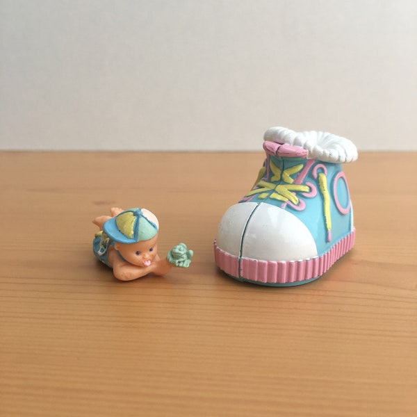 Mimi And The Goo Goos Stompy & His Sneaker, Bluebird Toys, Small Collectible Figure, Old Toys