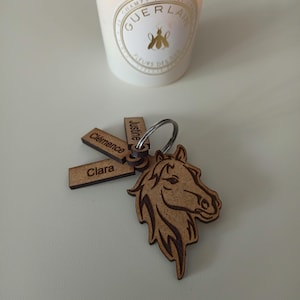 porte clé cheval personnalisé