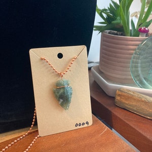 Jade Arrowhead Necklace