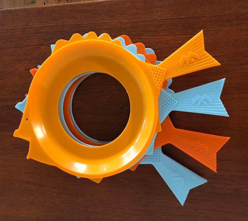 Fish Shaped Plastic Paper Plate Holders From the 1970s Retro Etsy