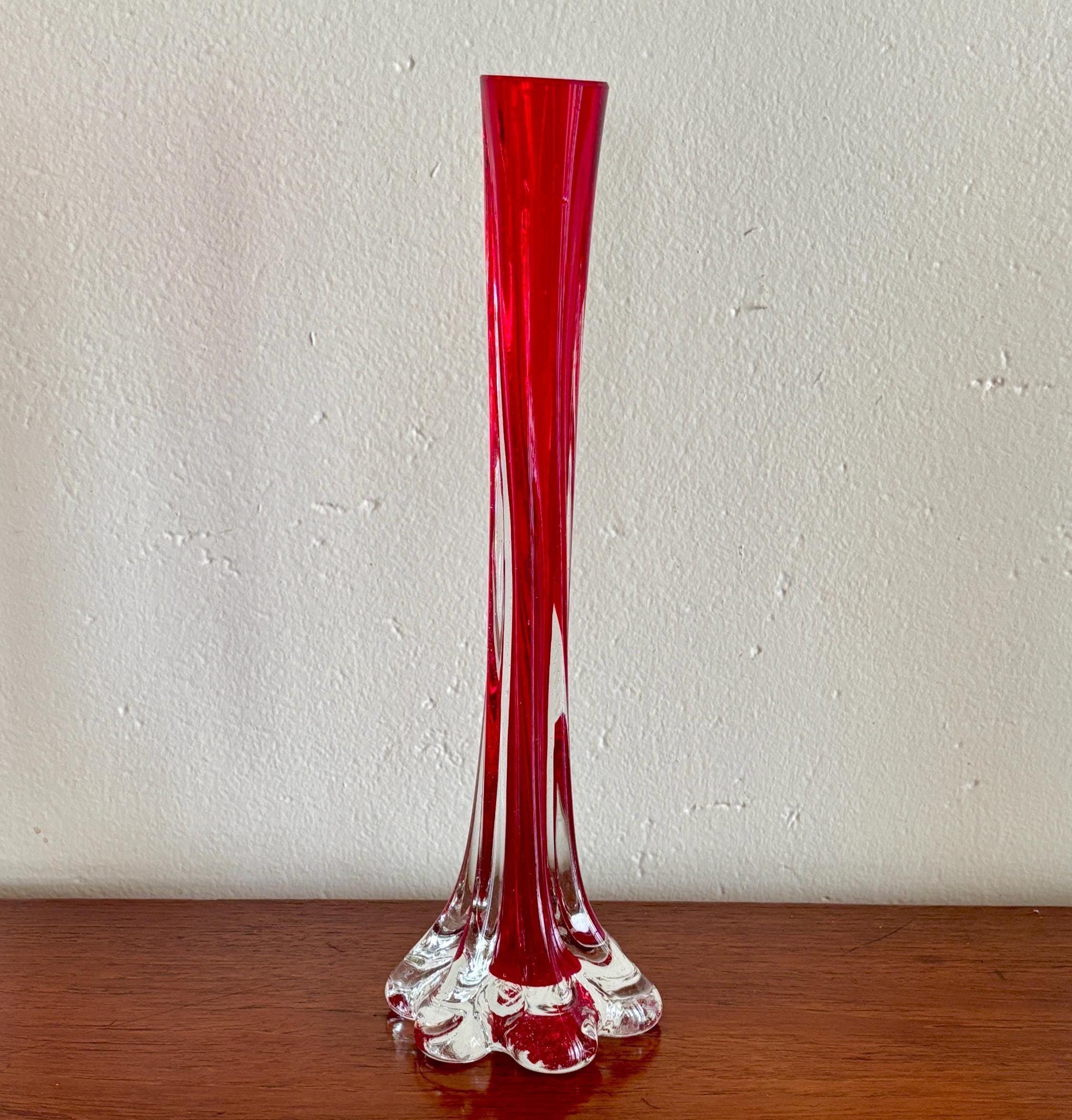 Swirl art glass vase - Etsy 日本