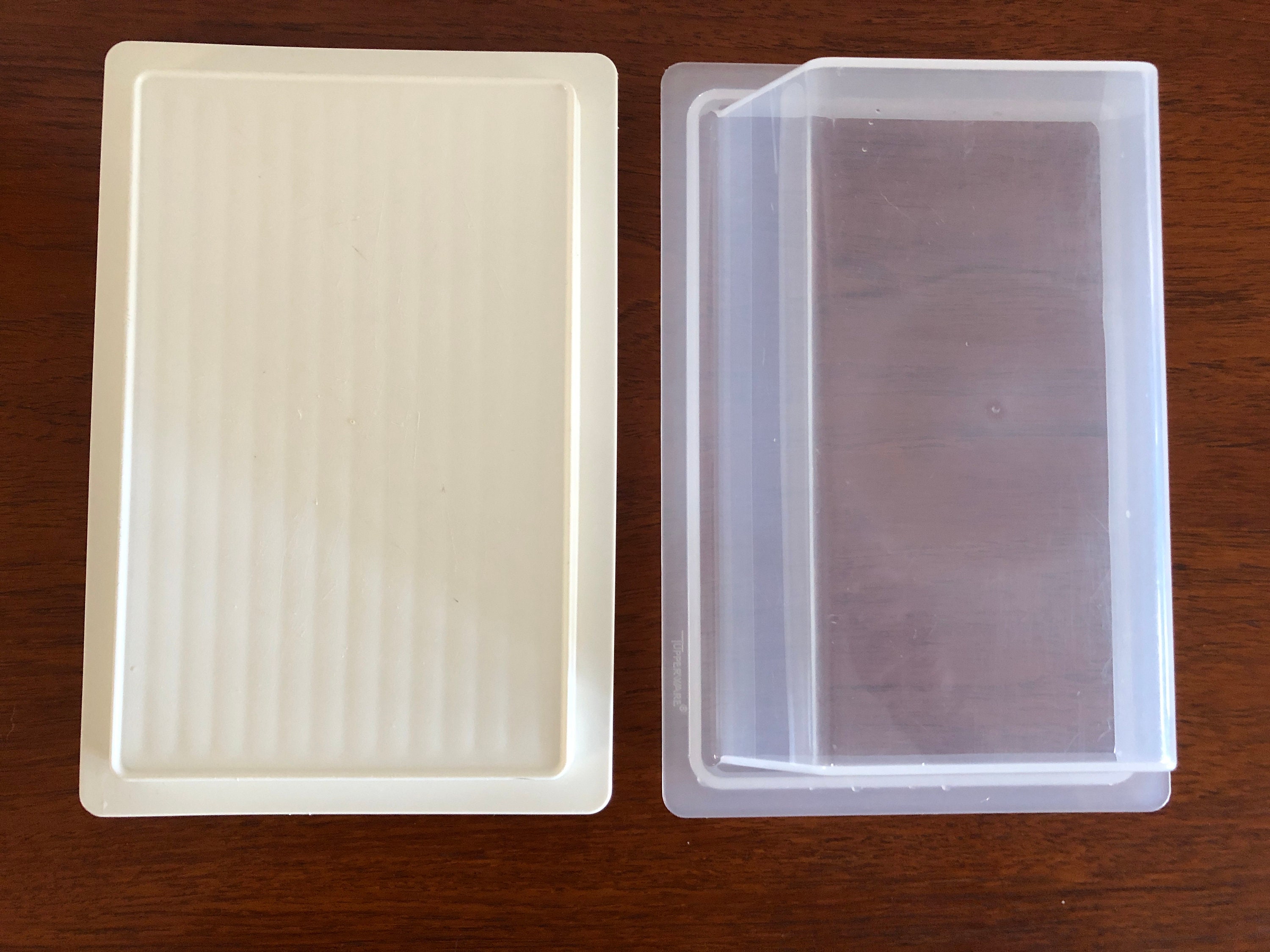 Tupperware Cheese Keeper Lidded Butter Dish Fridge Food Etsy