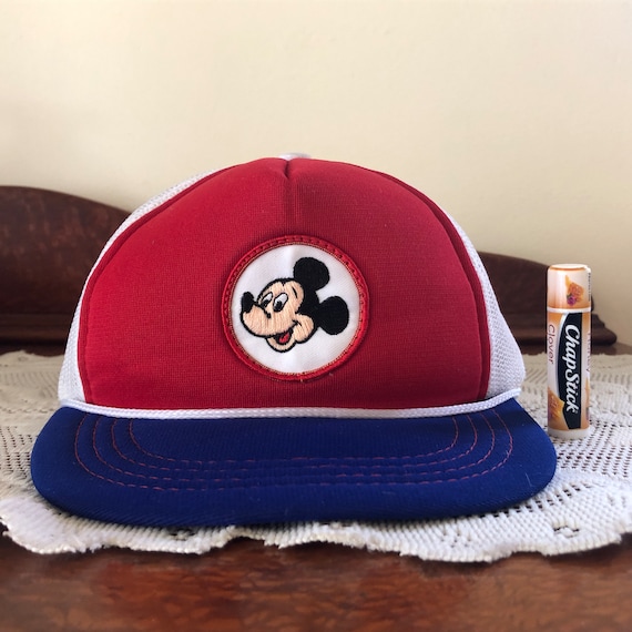 Vintage Mickey Mouse Truckers Hat, Patch Mesh Sna… - image 10