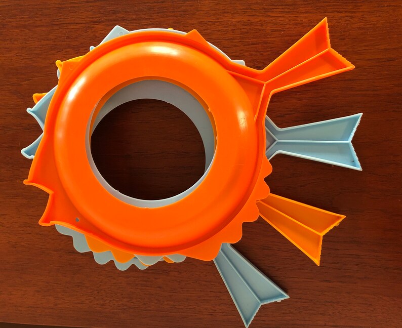 Fish Shaped Plastic Paper Plate Holders From the 1970s Retro Etsy