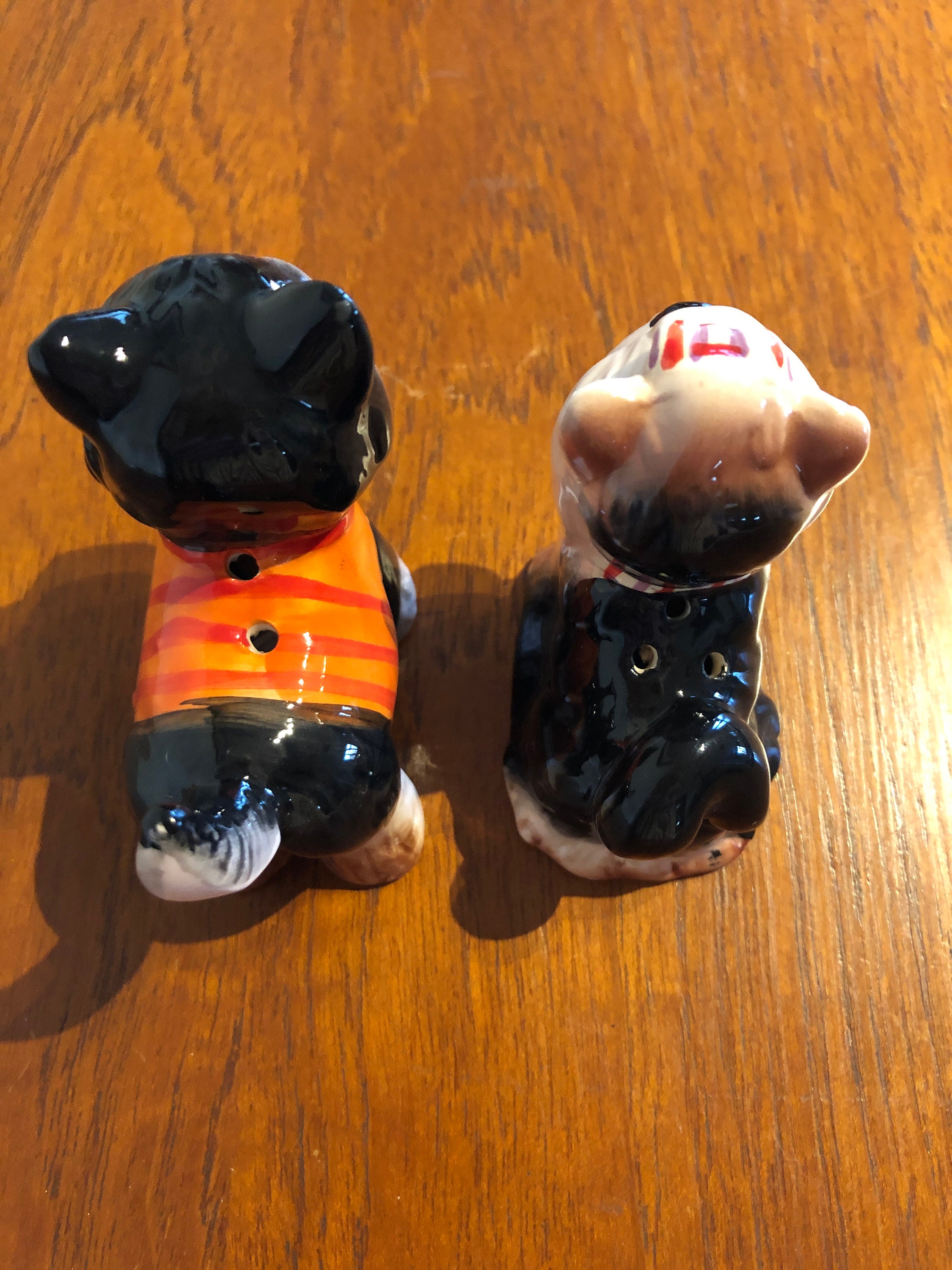 Kissing Yorkies Salt & Pepper Shaker Set Smooching Yorkshire Etsy