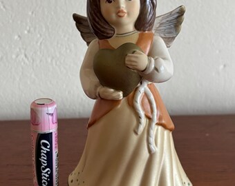 ヴィンテージのゲーベル磁器製天使の置物：ドイツのクリスマス