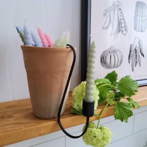 Original black hanging candle holder