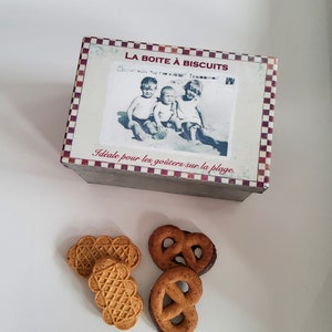 Boîte à biscuits  Biscuit personnalisé, Boite a biscuit