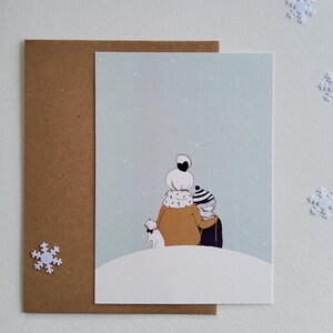 Carte Doux moments mère et fils