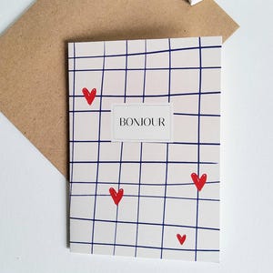 Dubbele kaart Hallo liefje