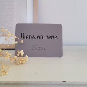 Carte Viens on rêve