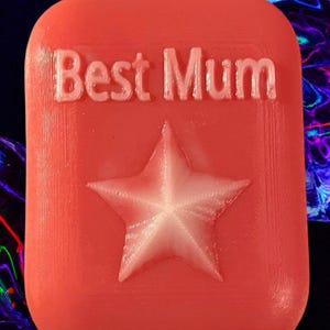 Large "Mum" Soap Bar – Star Detail, Mothers Day Gift image 3