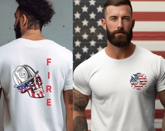 Fire Department Shirt | Firefighter Shirt | Men's Graphic Tee | Fire Dad | Firefighter | Fire Chief | Firefighter T-shirt | Firefighter Gift