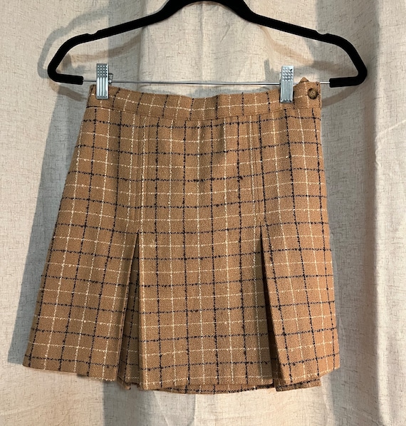 90s Y2K Pleated Mini Skirt