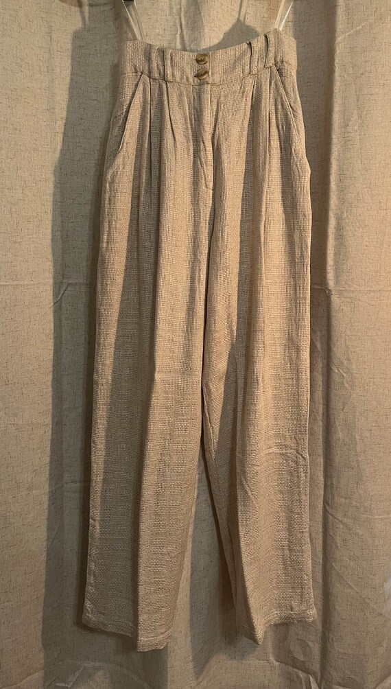 Vintage Cropped Summer High Waist Pants XS/XXS, 22