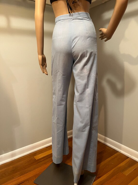 Vintage Handmade 60s 70s Bell Bottom Pants XXS/XS… - image 3