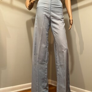 Vintage 1970s Handmade High Waisted Bell Bottoms - Ruby Lane