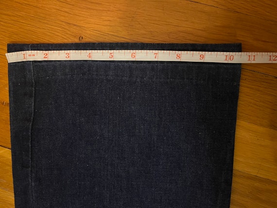 Vintage High Waisted 70s Bell Bottom Jeans - image 10